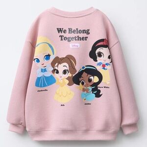 Zara Pink Disney Princess Sweatshirt